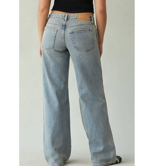 NEW Pacsun Casey Low Rise Baggy Jeans Medium Indigo Tint NWT Size 26 - Picture 3 of 16